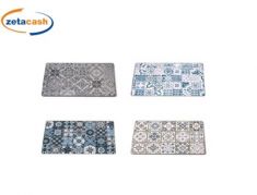 TAPPETO ANTISCIVOLO IN TESSUTO STAMATO 45X75CM COL E DEC ASS