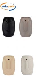 BRUCIA OLI CERAMICA TESTA MOAI H13.5 D9.5CM COL ASS