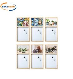 LAVAGNA MAGNETICA CON PENNA IN LEGNO