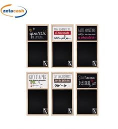 LAVAGNA CON GESSETTO IN LEGNO 31X60