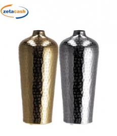 VASO METALLO H50 D16 CM ORO O ARGENTO ASS