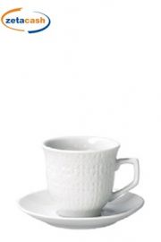 SERVIZIO DA THE IN PORCELLANA BIANCA PER 6 PERSONE