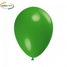 CONFEZIONE 100 PEZZI PALLONCINI VERDE CM 19 X 30