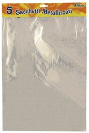 SACCHETTI METALLIZZATI 5 PEZZI