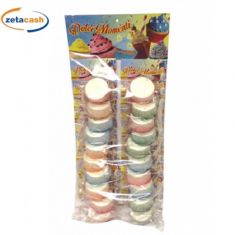 CONF 23 PIROTTINI CARTA COLORATI TINTA UNITA POIS BIANCHI D5