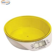 BILANCIA DIGITALE CUCINA CIOTOLA GIALLA CAP 5 KG