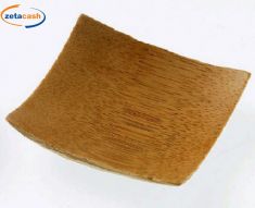 PIATTINO IN BAMBOO 12 PEZZI 6 X 6 CM