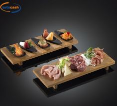 VASSOIO SUSHI IN BAMBOO CM. 30X11X2,5