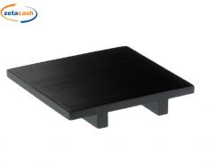 VASSOIO SUSHI QUADRATO NERO