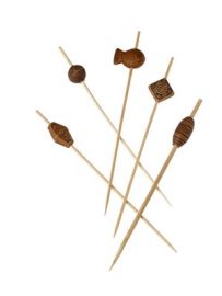 SPIEDINI IN BAMBOO CON MAORI 100 PEZZI