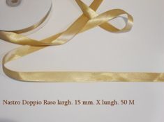 NASTRO DOPPIO RASO BEIGE 50MT