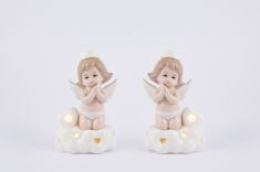 ANGELO PRINCIPESSA IN PORCELLANA CON LED