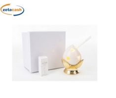 PROFUMATORE PUMO IN PORCELLANA BIANCO CON ASTUCCIO