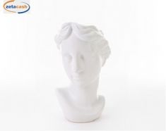 VASO TESTA DONNA PORCELLANA BIANCO 19X16XH27 CM