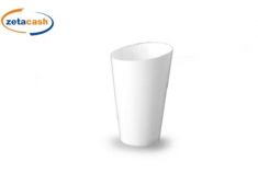 BICCHIERINO CONOCO ALTO BIANCO 75 CC 25 PEZZI