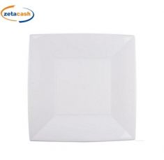 PIATTI QUADRATI PLASTICA NICE 29X29 CM 12 PEZZI