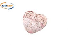 APPENDINO CUORE ROSA PAILETTES H 11 CM