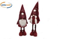 FOLLETTO ROSSO STELLA GAMBE ESTENDIBILI H 80-110 CM 2 ASS