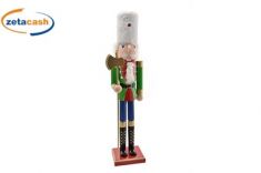 SCHIACCIANOCI VERDE E ROSSO ASCIA H 106 CM