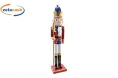 SCHIACCIANOCI ROSSO E BLU SCETTRO H 106 CM