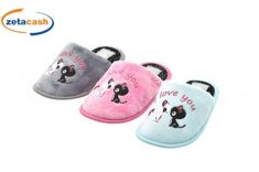 PANTOFOLA BAMBINA ROSA GATTINI TG 28 34