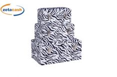 SET 3 BAULI VELLUTO CON DECORAZIONE ZEBRATA