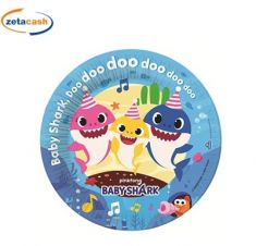 PIATTI CARTA BABY SHARK 18 CM 8 PEZZI