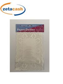 SOTTOTORTA CENTRINO BIANCO CM 16X23 PEZZI 4