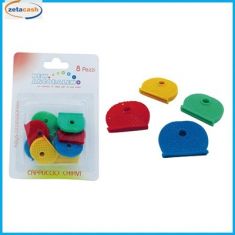 CAPPUCCIO CHIAVI COLORATI 8 PZ