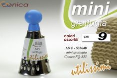 GRATTUGIA MINI TONDA IN ACCIAIO INOX 3 LATI