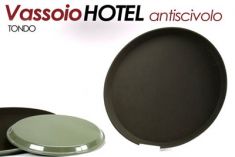 VASSOIO ANTISCIVOLO NERO DIAM 40 CM