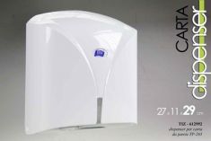 DISPENSER SALVIETTE DA PARETE BIANCO