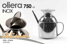 OLIERA IN ACCIAIO INOX CON MANICO CM 17X10XH14
