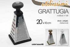 GRATTUGIA 4 LATI IN ACCIAIO INOX