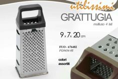 GRATTUGIA 4 LATI IN ACCIAO INOX