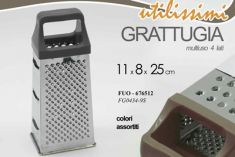 GRATTUGIA 4 LATI IN ACCIAO INOX