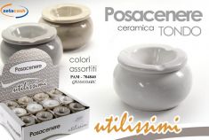 POSACENERE IN CERAMICA TONDO