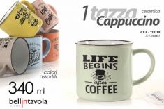 TAZZONE COLORATO CON SCRITTE 340cc