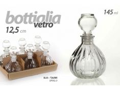 BOTTIGLIA IN VETRO CON TAPPO 145 ML