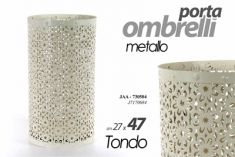 PORTA OMBRELLO IN METALLO TONDO