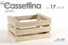 CASSETTA LEGNO NATURALE