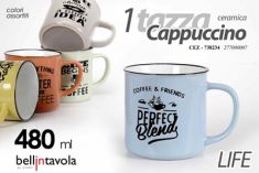TAZZA 480 ML IN CERAMICA PER CAPPUCCINO