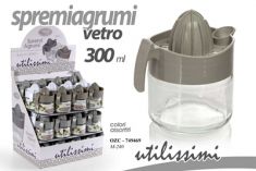 SPREMIAGRUMI 300cc CON BASE VETRO E TAPPO PLASTICA
