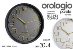 OROLOGIO DA PARETE TONDO DIAM 30 CM