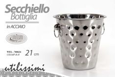 SURGLASS SECCHIELLO PORTAGHIACCIO IN ACCIAIO BATTUTO 2 ANELLI