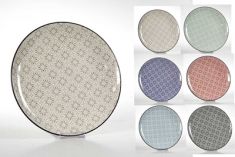 PIATTO FRUTTA DECORATO DIAM 21 CM