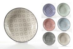 PIATTO FONDO DECORATO DIAM 20 CM