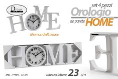 OROLOGIO DA PARETE HOME BIANCO