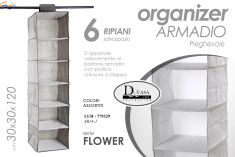 ORGANIZER ARMADIO FLOWER 6 RIPIANI