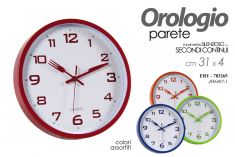 OROLOGIO DA PARETE SILENZIOSO DIAM 31 CM